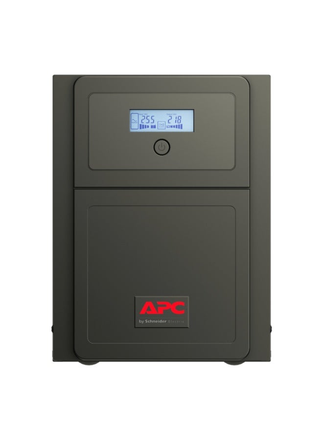 APC SMV3000AI-MSX | APC Easy UPS 1 Ph Line Interactive, 3kVA, Tower, 230V, 6 Universal outlets, AVR, LCD - Image 2